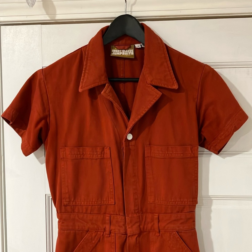 SOLD. Big Bud Press Jumpsuit with patch, Petite Small - Picture 4 of 5
